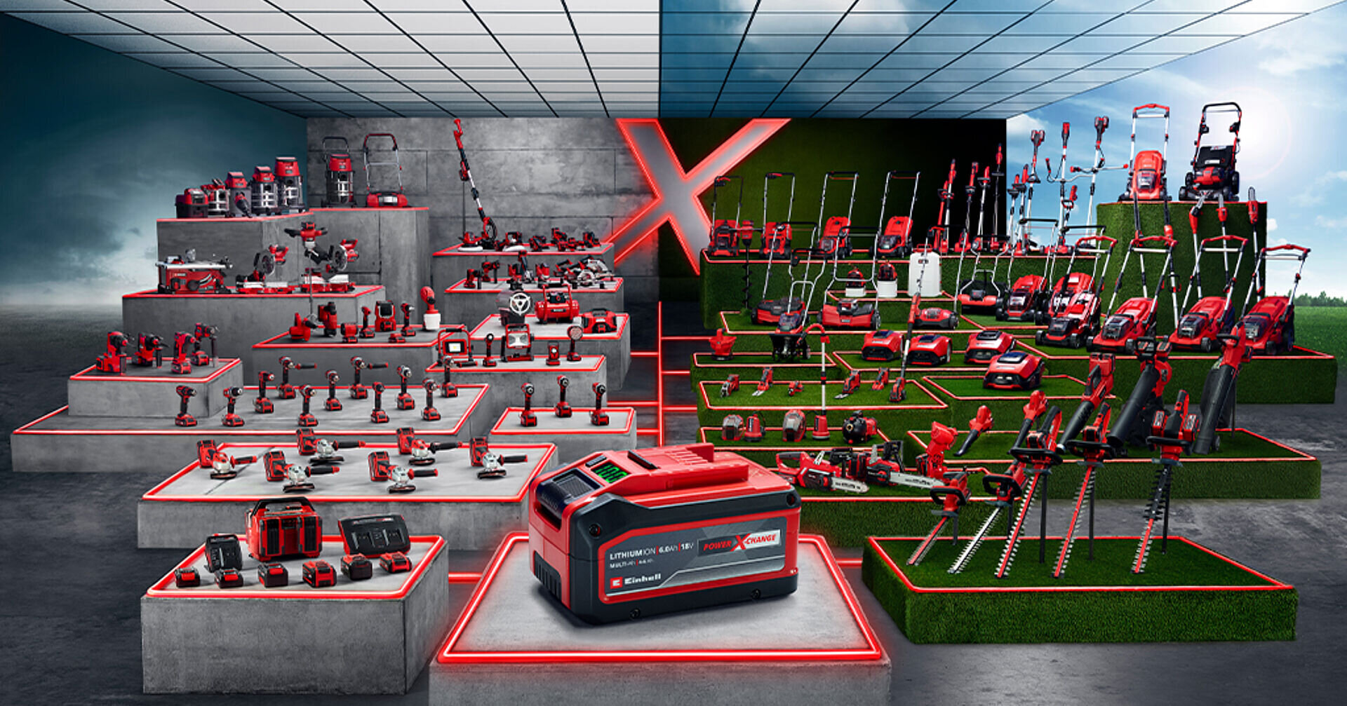 Einhell battery system | Einhell.dk