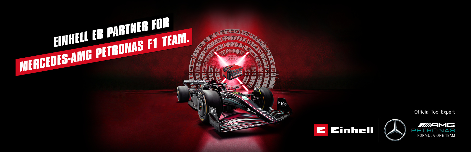 Partnership between Einhell and Mercedes