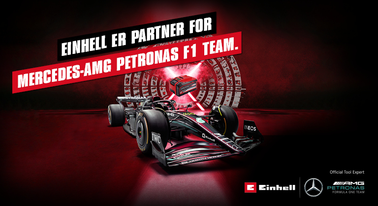 Partnership between Einhell and Mercedes